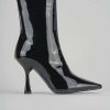 Donna Barca | Stivaletti Tacco Alto Tacco 9 Cm In Pelle Nera