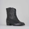 Donna Barca | Stivaletti Tacco 3Cm Pelle Nero