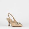 Donna Barca | Decollete Tacco 5 Cm In Pelle Beige