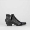 Donna Barca | Stivaletti Tacco Alto Tacco 5 Cm In Pelle Nera