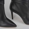 Donna Barca | Stivali Tacco Alto Tacco 9 Cm In Pelle Nera