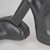 Donna Barca | Stivaletti Tacco Alto Tacco 11 Cm In Pelle Nera