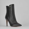 Donna Barca | Stivaletti Tacco Alto Tacco 9 Cm In Pelle Nera