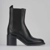 Donna Barca | Stivaletti Tacco Alto Tacco 6 Cm In Pelle Nera