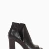 Donna Barca | Sandali Tacco Alto Tacco 8 Cm In Pelle Nera