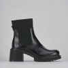 Donna Barca | Stivaletti Tacco 6Cm Pelle Nero