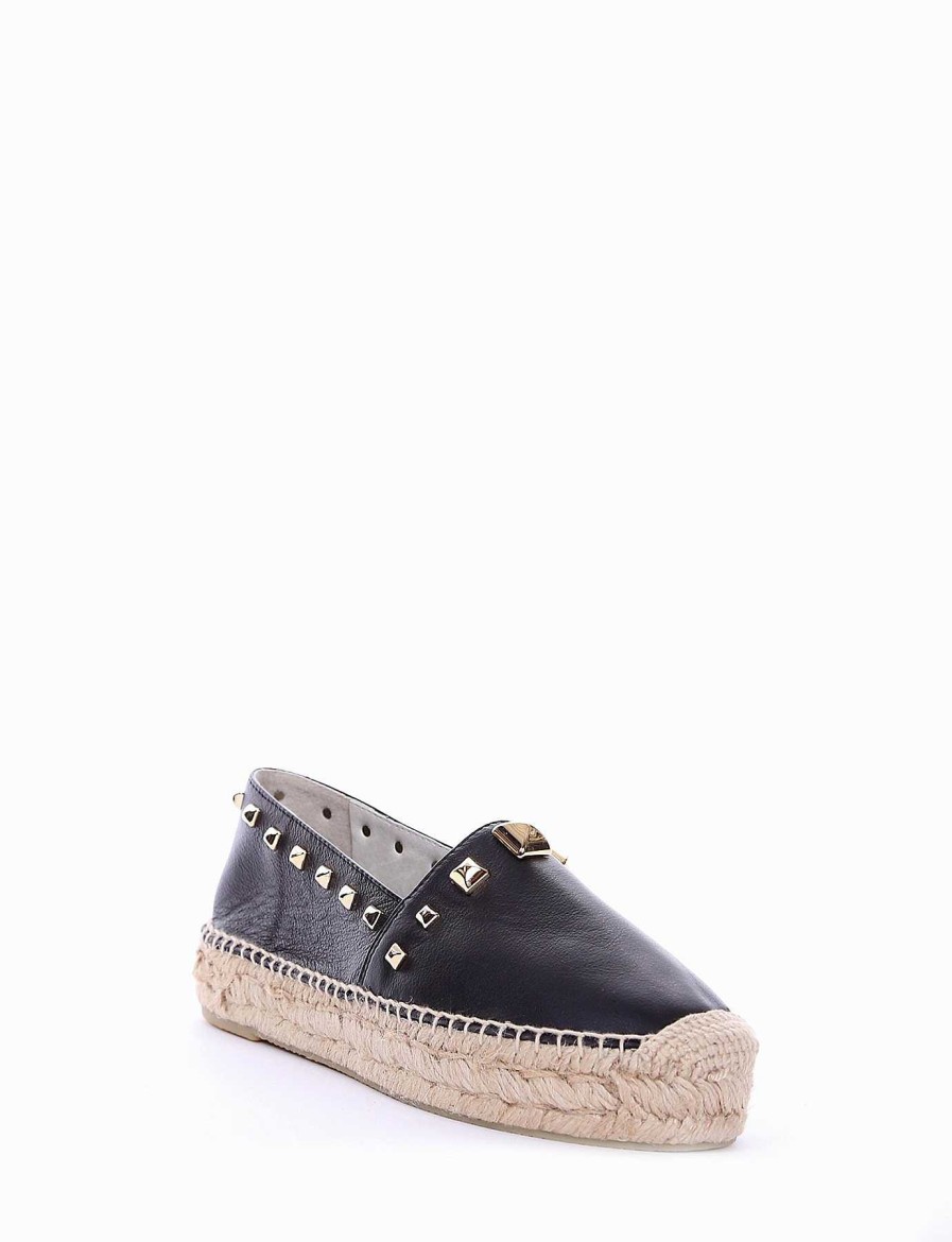 Donna Barca | Espadrillas In Pelle Nera