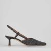 Donna Barca | Decollete Tacco 5 Cm In Pelle Nera