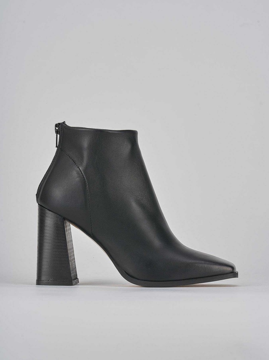 Donna Barca | Stivaletti Tacco 10Cm Pelle Nero