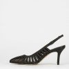 Donna Barca | Decollete Tacco 7 Cm In Pelle Nera