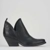 Donna Barca | Stivaletti Tacco Alto Tacco 6 Cm In Pelle Nera