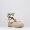 Donna Barca | Espadrillas Tacco 3 Cm Camoscio Beige