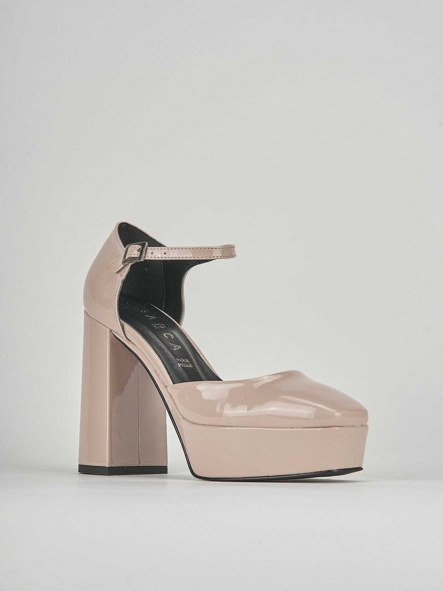 Donna Barca | Decollete Tacco 10 Cm In Pelle Beige