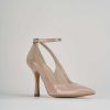 Donna Barca | Decollete Tacco 9 Cm In Vernice Beige