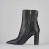 Donna Barca | Stivaletti Tacco 9Cm Pelle Nero