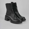 Donna Barca | Stivaletti Tacco Alto Tacco 6 Cm In Pelle Nera