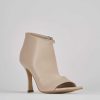 Donna Barca | Sandali Tacco Alto Tacco 8 Cm In Pelle Beige