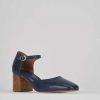 Donna Barca | Decollete Tacco 7 Cm In Pelle Blu