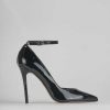 Donna Barca | Decollete Tacco 9 Cm In Vernice Nera