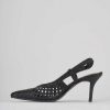 Donna Barca | Decollete Tacco 7 Cm In Pelle Nera