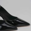 Donna Barca | Decollete Tacco 7 Cm In Vernice Nera