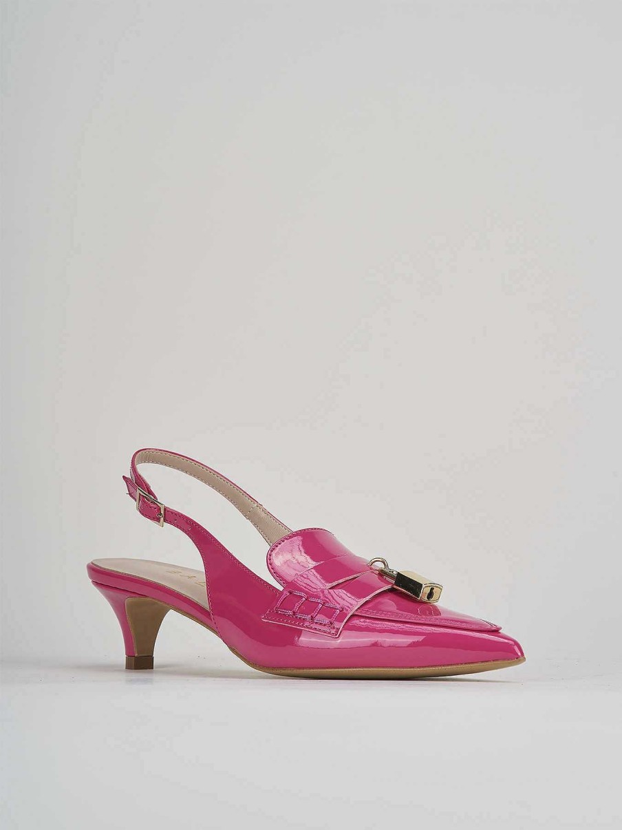 Donna Barca | Decollete Tacco 3 Cm In Vernice Rosa