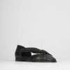 Donna Barca | Scarpe Basse Tacco 1 Cm In Pelle Nera