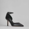 Donna Barca | Decollete Tacco 7 Cm In Pelle Nera