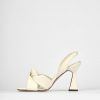 Donna Barca | Sandali Tacco Alto Tacco 9 Cm In Pelle Beige