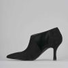 Donna Barca | Stivaletti Tacco Alto Tacco 7 Cm In Camoscio Nero