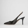 Donna Barca | Decollete Tacco 8 Cm In Pelle Nera