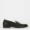 Donna Barca | Mocassini Tacco 1 Cm In Pelle Nera