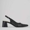 Donna Barca | Decollete Tacco 5 Cm In Pelle Nera