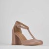 Donna Barca | Decollete Tacco 7 Cm In Pelle Beige