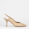 Donna Barca | Decollete Tacco 6 Cm In Pelle Beige