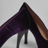 Donna Barca | Decollete Tacco 9 Cm Velluto Viola