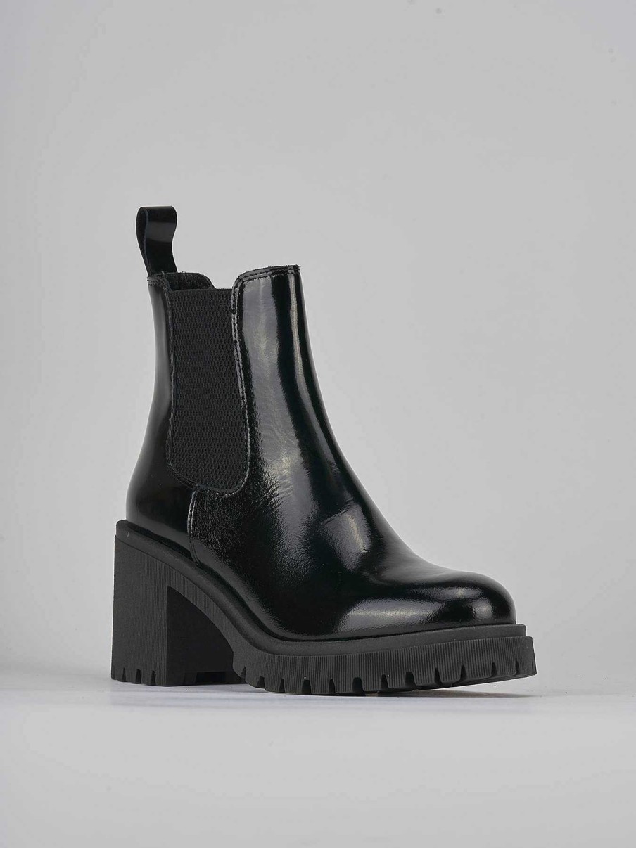 Donna Barca | Stivaletti Tacco Alto Tacco 6 Cm In Pelle Nera