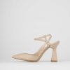 Donna Barca | Decollete Tacco 10 Cm In Pelle Beige