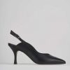 Donna Barca | Decollete Tacco 7 Cm In Pelle Nera