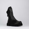 Donna Barca | Stivaletti Tacco Basso Tacco 2 Cm In Pelle Nera