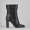 Donna Barca | Stivaletti Tacco Alto Tacco 8 Cm In Pelle Nera