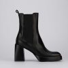 Donna Barca | Stivaletti Tacco Alto Tacco 9 Cm In Pelle Nera