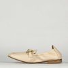 Donna Barca | Mocassini Tacco 1 Cm In Pelle Beige