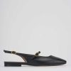 Donna Barca | Scarpe Basse Tacco 1 Cm In Pelle Nera