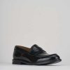 Uomo Barca | Mocassini Tacco 1 Cm In Pelle Nera