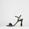 Donna Barca | Sandali Tacco Alto Tacco 9 Cm In Pelle Nera