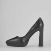 Donna Barca | Decollete Tacco 11 Cm In Pelle Nera