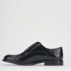 Uomo Barca | Scarpe Stringate Tacco 2 Cm In Pelle Nera