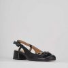 Donna Barca | Decollete Tacco 3 Cm In Pelle Nera