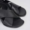 Donna Barca | Sandali Tacco Alto Tacco 6 Cm In Pelle Nera